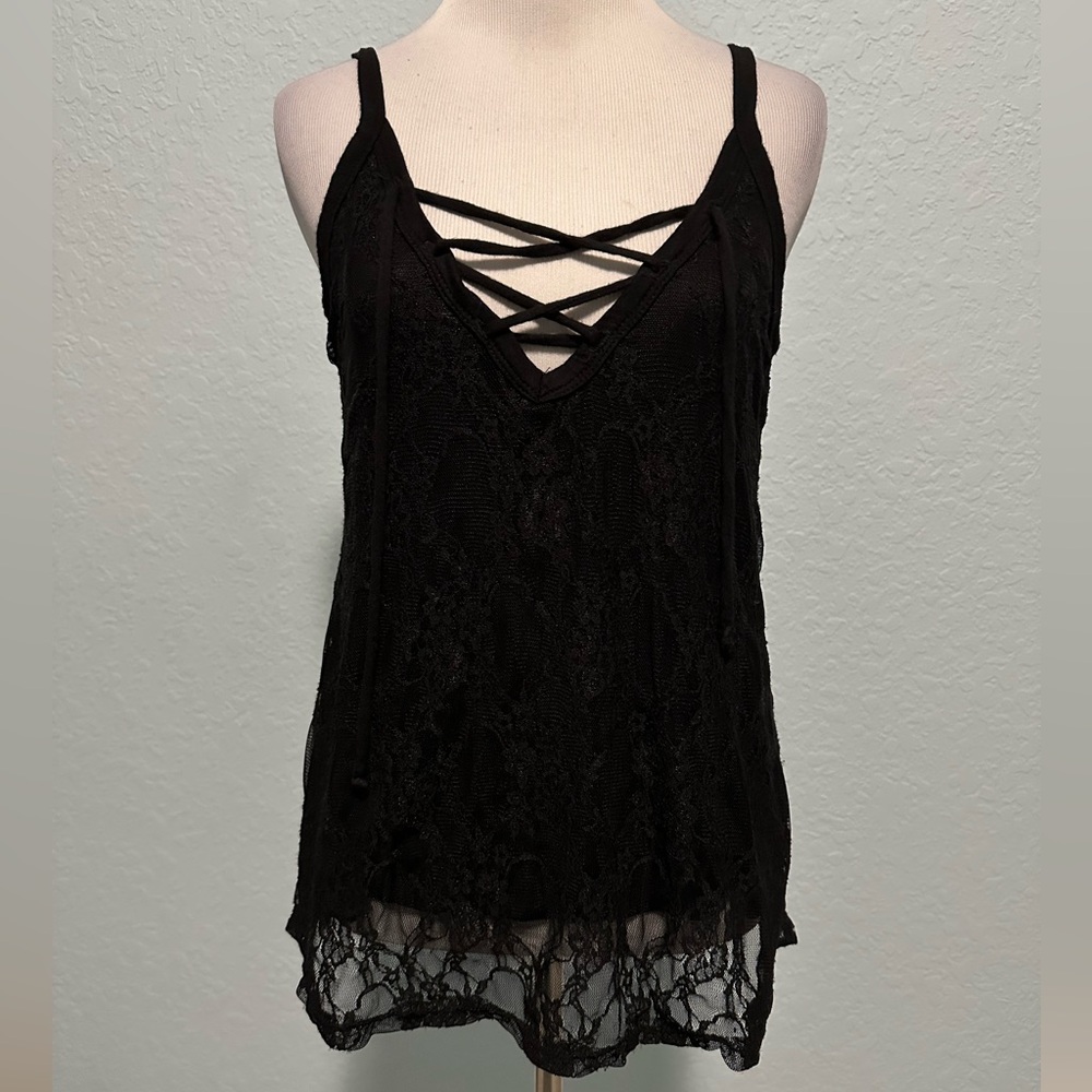 Women’s Daytrip Black Lace Tank Top Size Small Buckle Store
